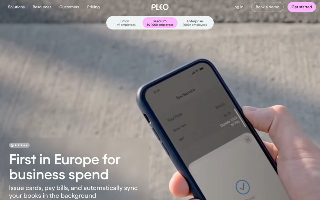 Pleo: strona startowa narzędzia (zrzut ekranu)